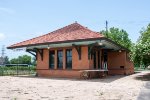 The former depot in Wharton 